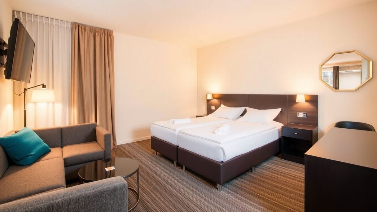 Komfortables Hotelzimmer in Duisburg Hamborn